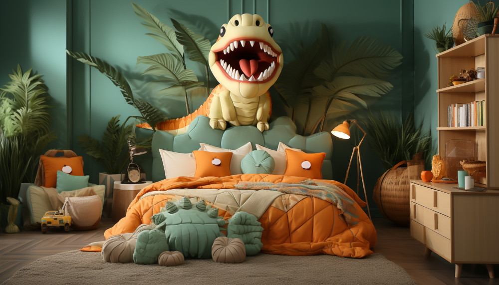 Divers - Quelques accessoires dinosaures pour une chambre d’enfant